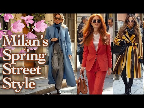🌸 Spring 2024 Fashion: Actual Outfits for Everyday Elegance. Milan Street Style & Shopping Walk